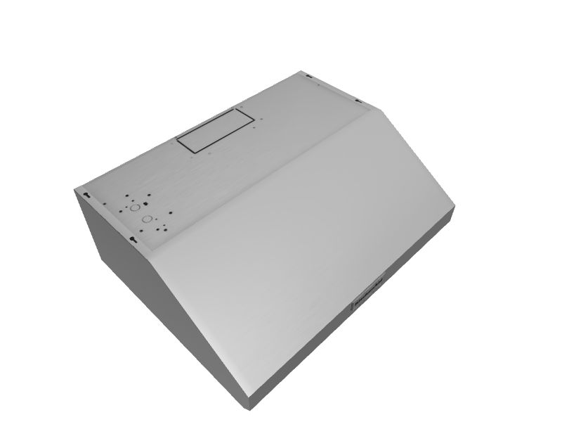 KitchenAid 30in Ducted Stainless Steel Range Hood in the