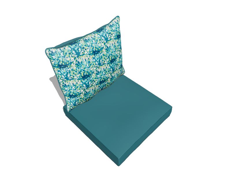 Style Selections 2-Piece Alfresco Grotto Deep Seat Patio Chair Cushion