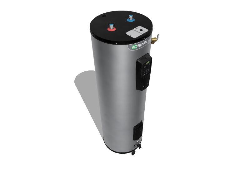 50 Gallon Electric Water Heater w/Touch Screen and Leak Detection