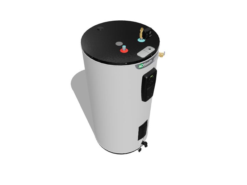 A.O. Smith Signature 500 55-Gallon Tall 12-Year 5500-Watt Double Element  Smart Electric Water Heater with Leak Detection & Automatic Shut-Off in the  Water Heaters department at