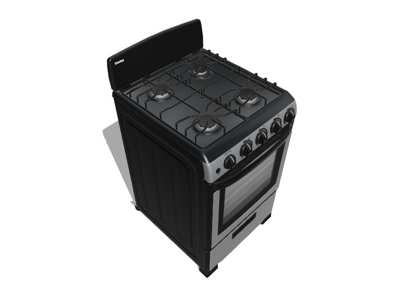 Danby 20 Wide Gas Range in Stainless Steel - DR202BSSGLP