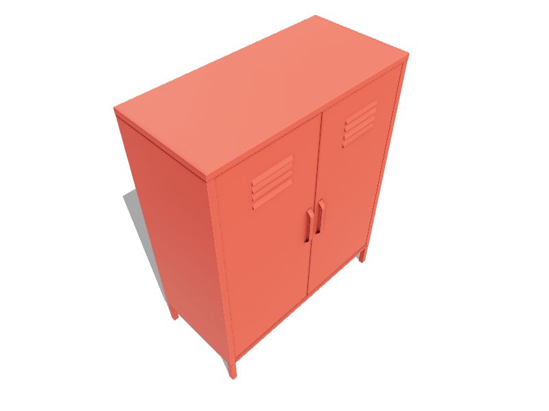 The Novogratz Cache 2 Door Metal Locker Storage Cabinet - On Sale