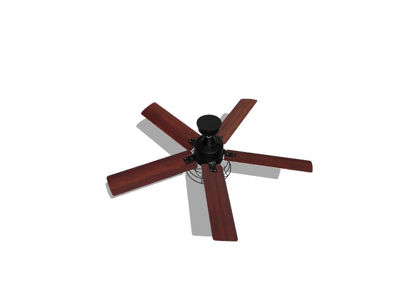 Prominence Home Marshall 52in Matte Black LED Indoor Downrod or Flush