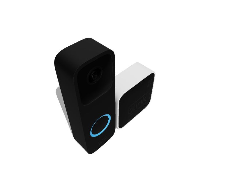 Blink Video Doorbell 1080p HD video, motion detection alerts, battery or  wired, Works with Alexa, Black in the Video Doorbells department at