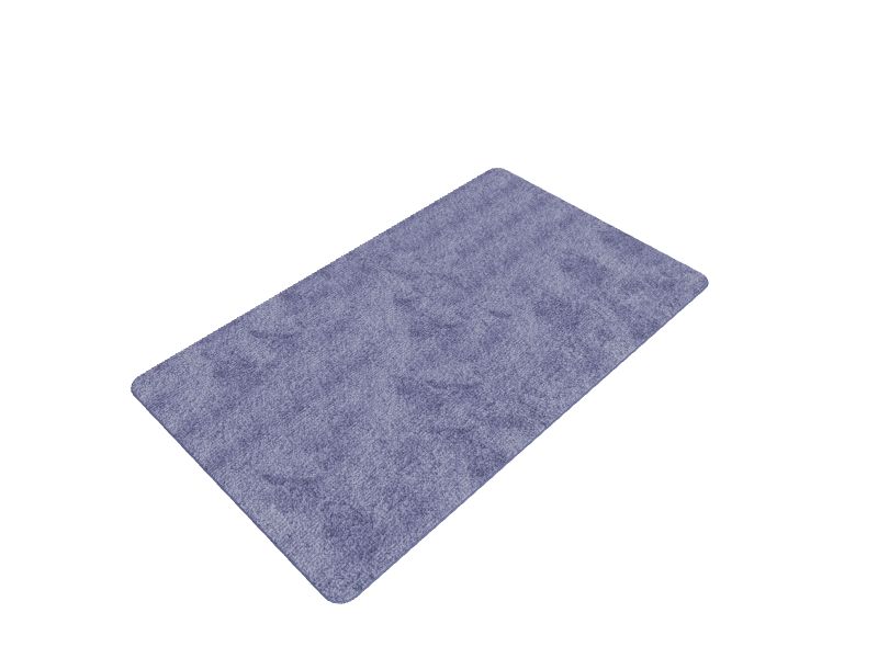 allen + roth 20-in x 32-in Dark Gray Polyester Bath Mat in the