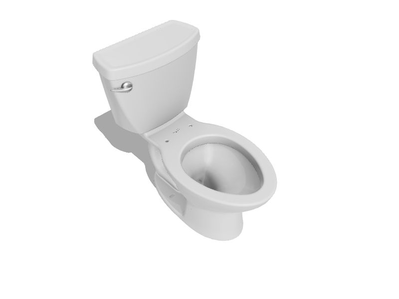 American Standard Cadet 3 White Elongated Standard Height 2piece