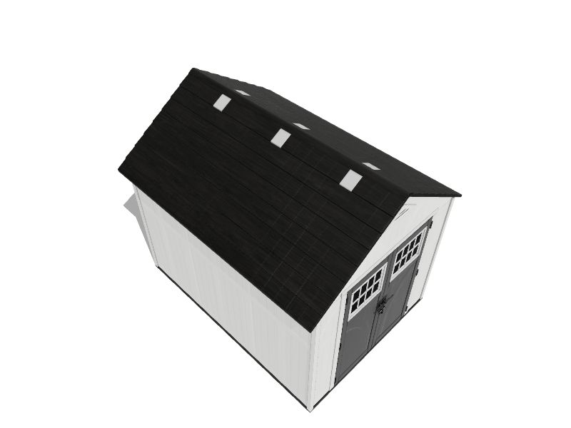 Suncast 8ft x 10ft Tremont Gable Resin Storage Shed (Floor Included) in the Vinyl & Resin