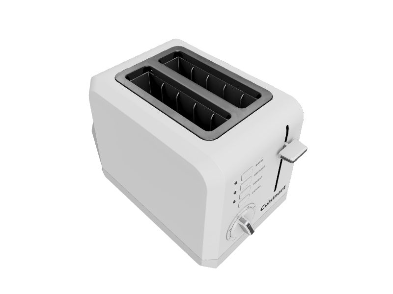 Cuisinart 2-Slice Compact Plastic Toaster White CPT-122