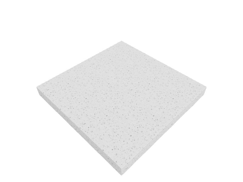 allen + roth Vashon Quartz White Kitchen Countertop SAMPLE (4in x 4in