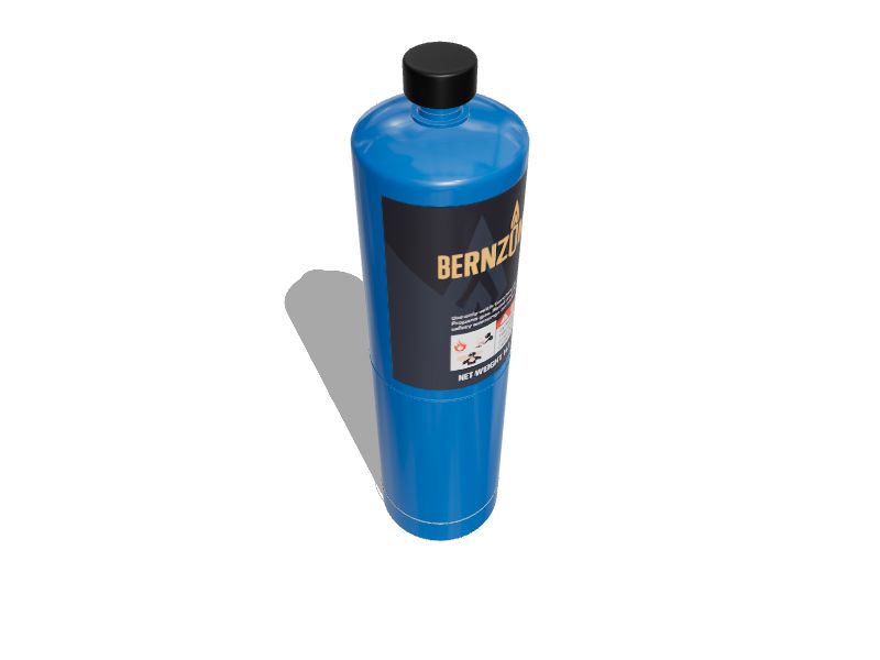 Bernzomatic Blue Steel Propane Tank 14.1 oz - Slim & Lightweight Cylinder  for Propane Torches in the Propane Tanks & Accessories department at