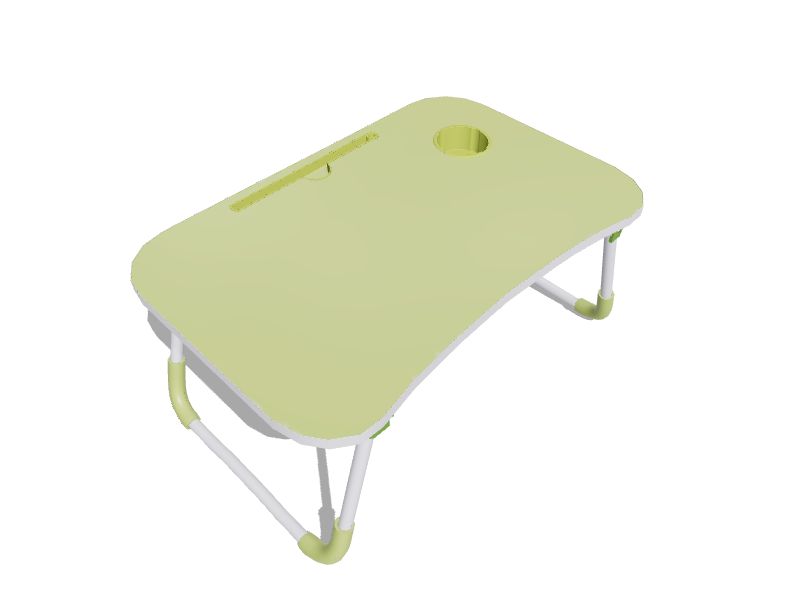 Basicwise Green Kids Lap Desk Tray Portable Activity Table