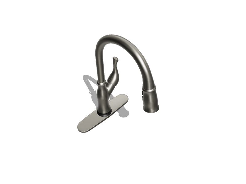 Single-Handle Pull-Down Kitchen Faucet in Spotshield Stainless  19888Z-SP-DST