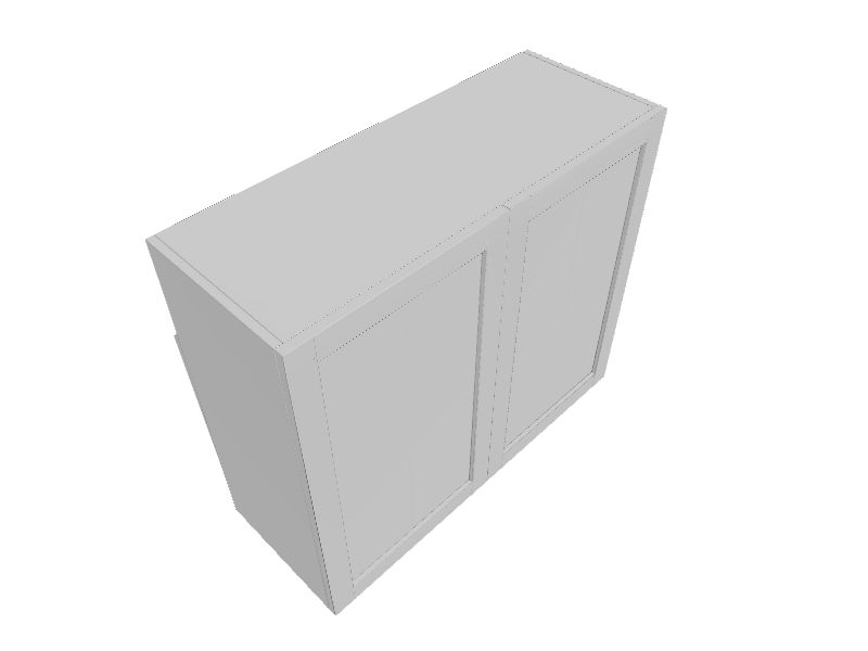 Newage Products Home 36 In W X 30 6 H 13 8 D White Door Wall