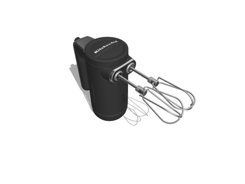 KitchenAid 7-Speed Black Matte Hand Mixer in the Hand Mixers