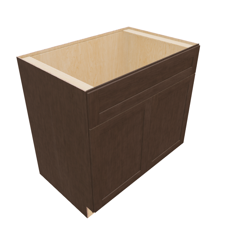 Diamond Express Jamestown 36in W x 34.5in H x 24in D Colt Brown Sink