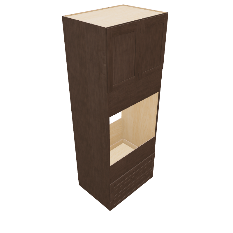 Diamond Express Jamestown 33in W x 96in H x 24in D Colt Brown 3