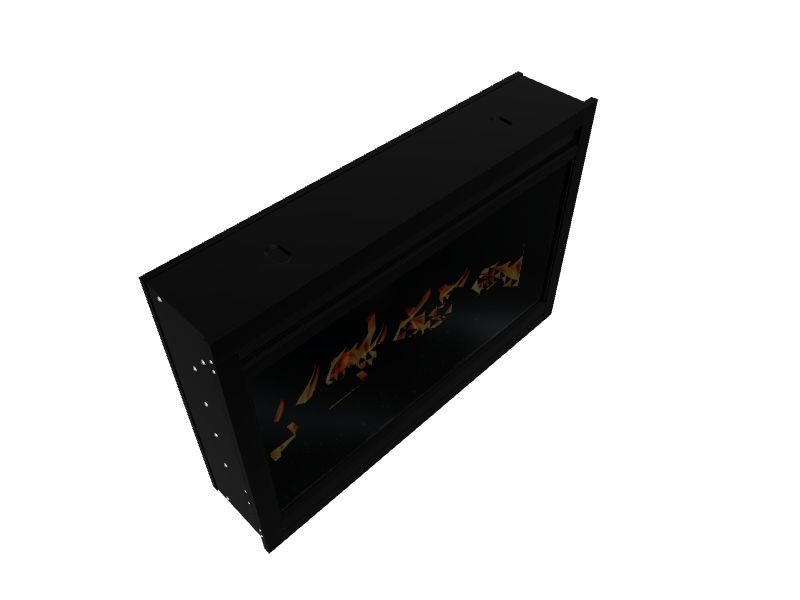 ClassicFlame 36-in Black Electric Fireplace Insert in the Electric  Fireplace Inserts department at Lowes.com