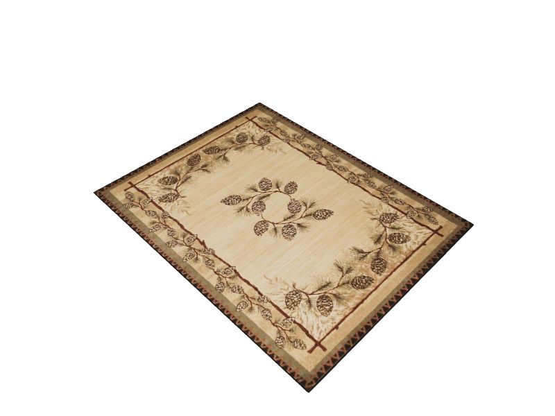 Lodge Design Boots and Cowboy Beige Area Rug (7'6.75 x 10'5) - 7'6 x 10'6  - Bed Bath & Beyond - 14522282