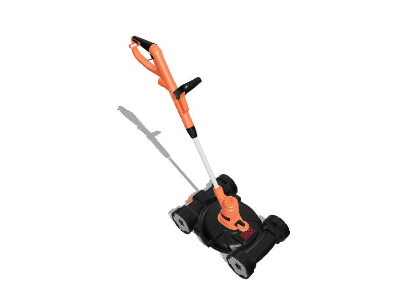 BLACK+DECKER MTE912 12-Inch Electric 3-in-1 Trimmer/Edger and Mower with  Replacement Spool with 30 Feet