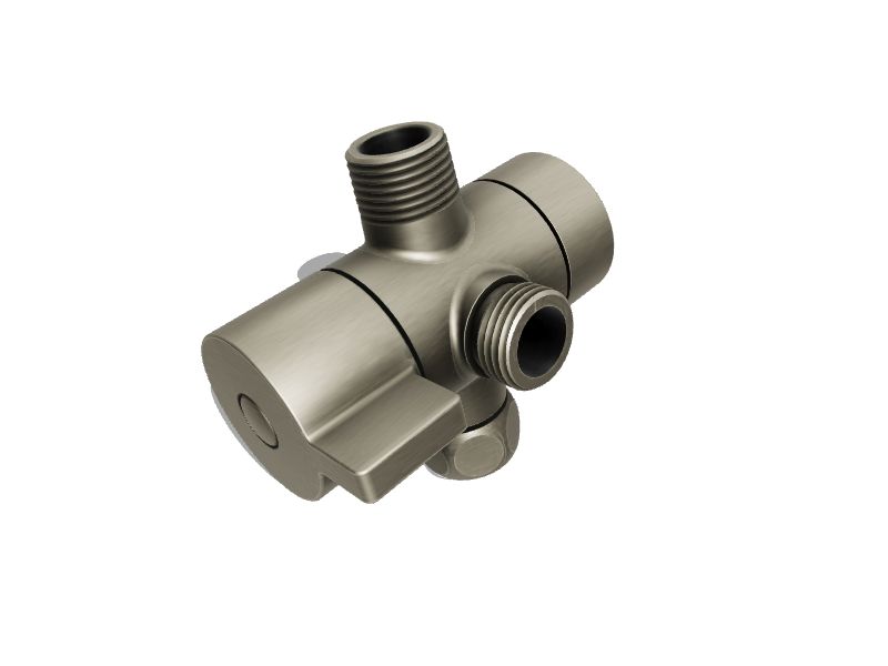 Moen Brushed Nickel Shower Diverter at