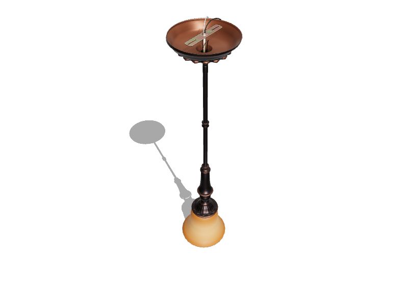 Portfolio Colton Lakes OilRubbed Bronze Transitional Tinted Glass Bell