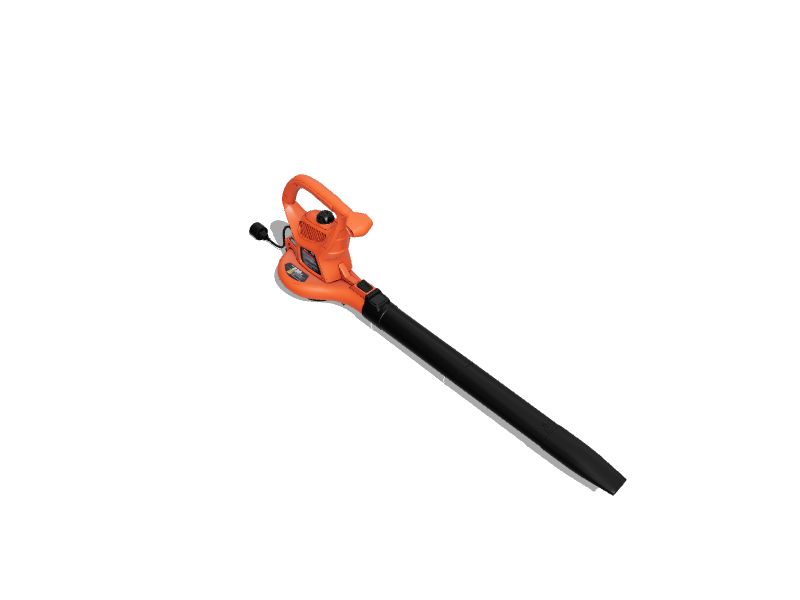 BLACK+DECKER 400-CFM 250-MPH Corded Electric Handheld Leaf Blower at