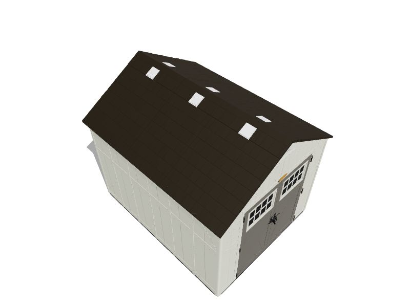 Suncast 8ft x 10ft Tremont Gable Resin Storage Shed (Floor Included) in the Vinyl & Resin