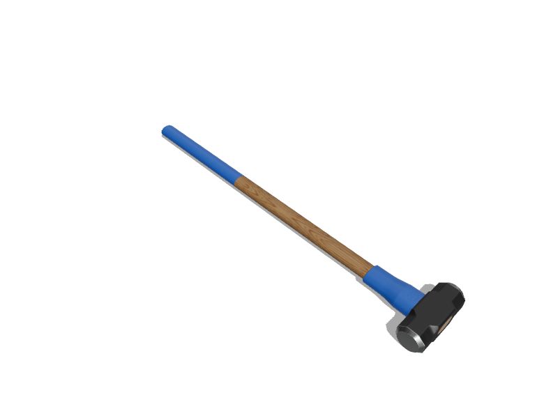 Kobalt 8-lb Face Steel Head Wood Sledge Hammer at Lowes.com