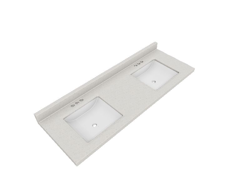 Dune Solid Surface Integral Bathroom Vanity Top
