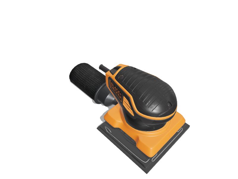 Black+Decker 150W 240V Corded 1/3 sheet sander BEW220-GB