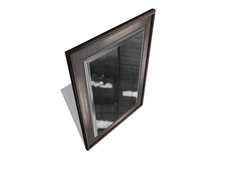 allen + roth Bronze Beveled Wall Mirror at Lowes.com