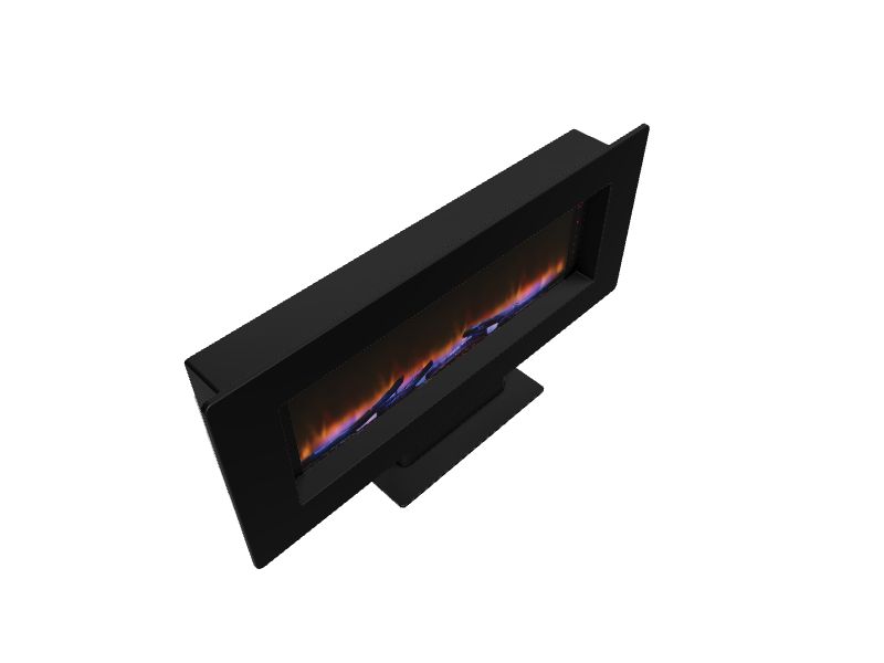 ClassicFlame 46.57-in Black Electric Fireplace Insert in the Electric  Fireplace Inserts department at Lowes.com