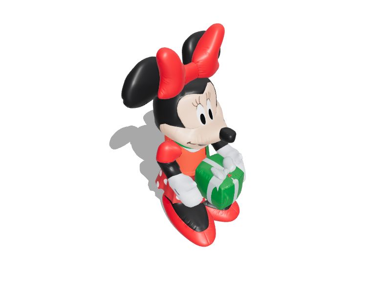 Gemmy 6-ft Lighted Minnie Mouse Christmas Inflatable at Lowes.com