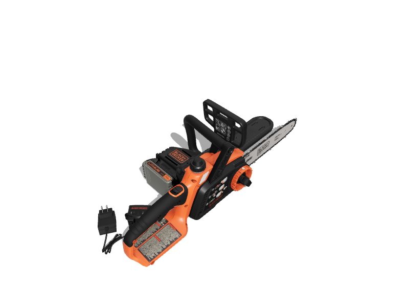 BLACK + DECKER LCS1020 10-Inch Max Lithium 20-Volt Cordless Chainsaw - Black/Orange,  1 Count - Kroger