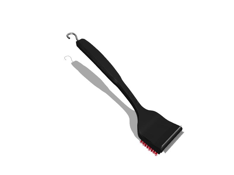 Char-Broil Safer Replaceable Head Nylon Bristle Grill Brush with Cool Clean  Technology - 8666894