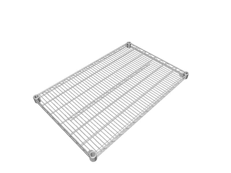 Alera Steel 3-Tier Utility Shelving Unit (36-in W x 14-in D x 36-in H),  Silver