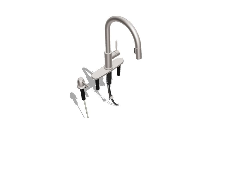 Delta Trask Touch2O Spotshield Stainless Single Handle Pulldown Touch