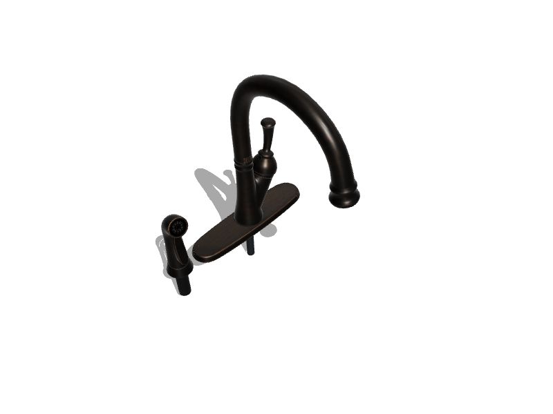 Delta Savile Bronze Single Handle Higharc Kitchen Faucet