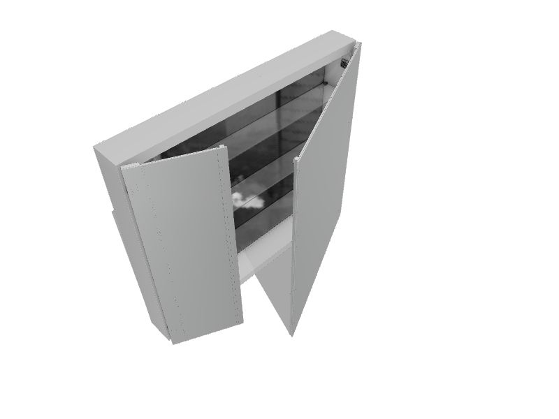 KOHLER Verdera 34in x 30in Recessed Mount Aluminum Mirrored Rectangle Medicine in the