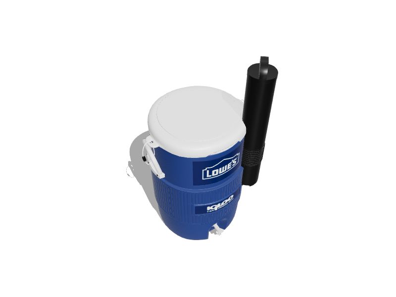 Lowe's 5-Gallon (s) Beverage Cooler with Cup Holder in the Beverage Coolers  department at