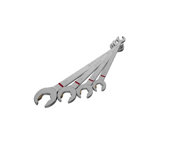 Kobalt 4Piece Set 6point Standard (SAE) Ratchet Wrench in the Ratchet