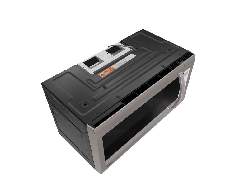 LG EasyClean 2cu ft 1000Watt OvertheRange Microwave with Sensor