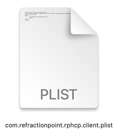 Preference file icon