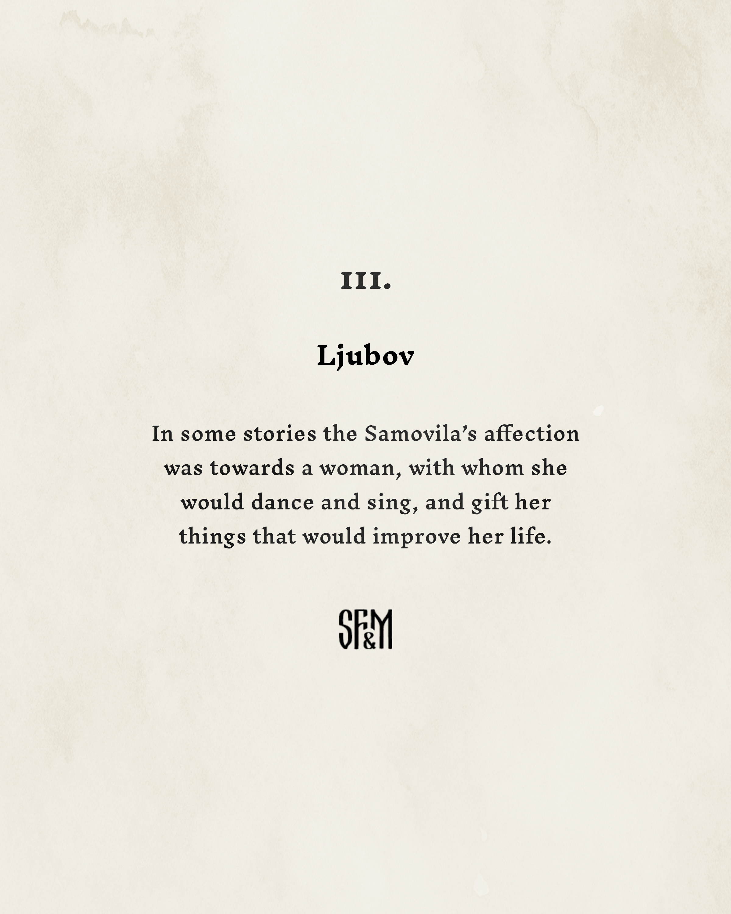 Ljubov text