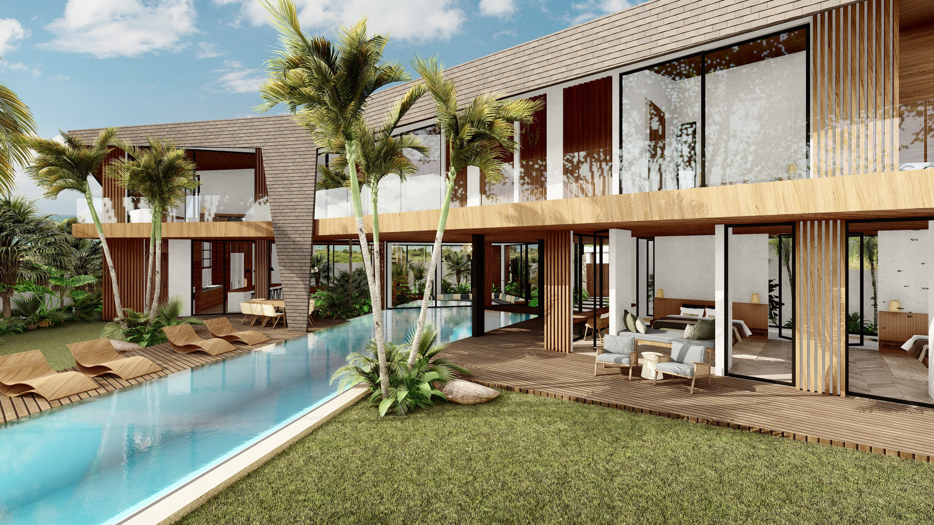 8,4 are Villa M1 in Tumbak Bayuh Canggu