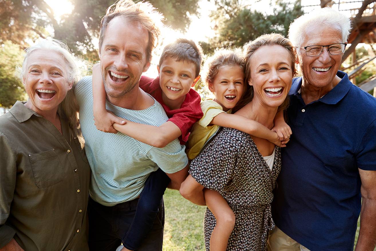 Happy Smiling Family