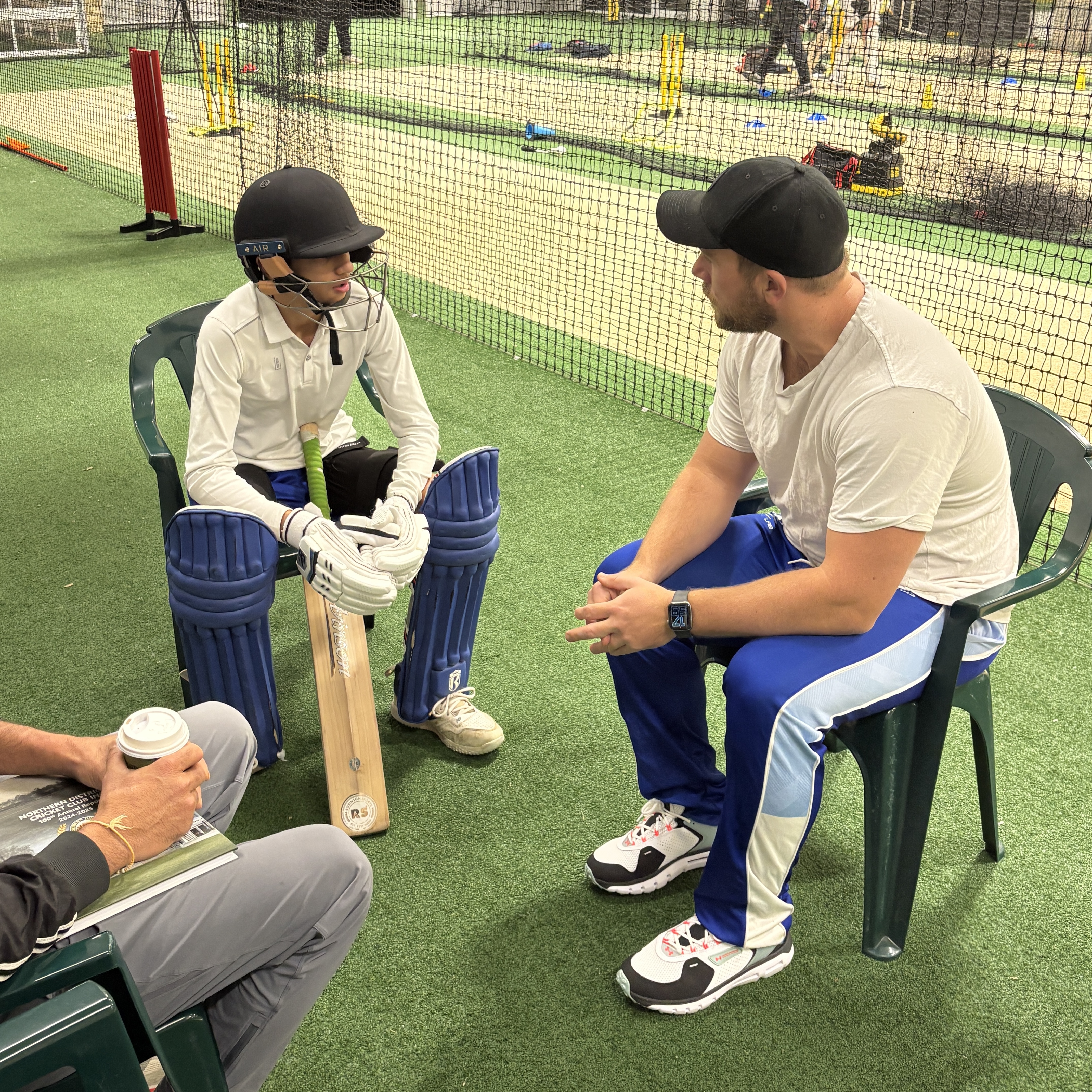 Player & Coach Engaging in a Mindset Conversation