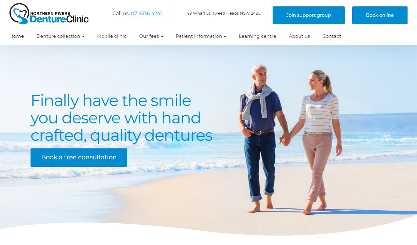 Northern Rivers Denture Clinic Home Page