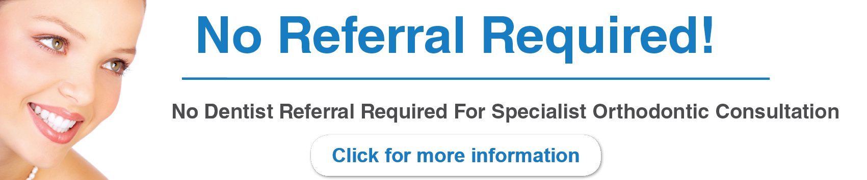 no referral required banner