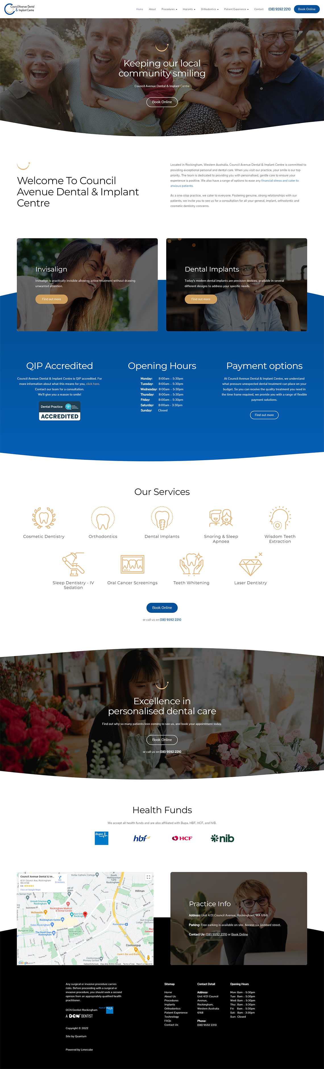 Council Avenue Dental Full Home Page